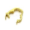 Rack Plating Brass Micro Pave Cubic Zirconia Twister Clasps ZIRC-I012-16-RS-3