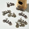 8Pcs 4 Styles Tibetan Style Alloy Pendants FIND-FS0002-59-8