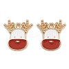 Christmas Theme Alloy Enamel Pendants FIND-I065-02H-KCG-1