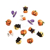 30Pcs 6 Style Resin Cabochons Halloween Theme RESI-CJ0001-194-1