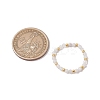 Natural Moonstone Beaded Stretch Rings for Women RJEW-JR00868-06-3