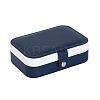 Rectangle PU Leather Jewelry Organizer Boxes PW-WG72089-07-1