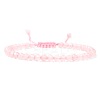 Adjustable Women's Rose Quartz Beaded Bracelet LS-CN3407-48-1