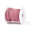 Hollow Braided Cowhide Leather Cord NWIR-ZX002-01B-3