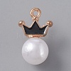 Resin Imitation Pearl Pendants LS-FIND-TAC0002-041E-1