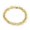 Ion Plating(IP) 304 Stainless Steel Oval Link Chain Bracelets LS-BJEW-D030-11B-G-1
