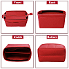 Wool Felt Bag Organizer Inserts FIND-WH0111-223C-4