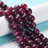Dyed Natural Malaysia Jade Beads Strands G-G021-01B-04-2
