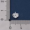 925 Sterling Silver Micro Pave Cubic Zirconia Pendants STER-Q002-02A-3