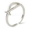 Brass Cuff Rings RJEW-L100-002-3