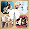Alloy Enamel & Stainless Steel Keychain KEYC-YW00036-6