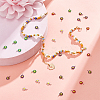 30Pcs 5 Colors Ion Plating(IP) 304 Stainless Steel Charms STAS-UN0041-62-2