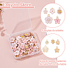 100Pcs 5 Styles Alloy Enamel Charms ENAM-HS0001-03-4