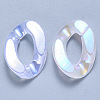 Imitation Jelly Acrylic Linking Rings OACR-S036-001B-B01-1