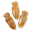 Natural Topaz Jade Craved Sword Model Ornament DJEW-C019-02L-1
