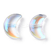 Electroplate Transparent Glass Beads EGLA-T022-04-2
