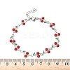 304 Stainless Steel Enamel Link Bracelets for Women BJEW-K226-16P-5