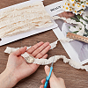 10M 10% Spandex 90% Polyamide Layered Pleated Lace Ribbon OCOR-GA0002-42A-3