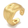 Rack Plating Brass Cuff Finger Rings for Women RJEW-C114-13I-G-1