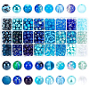 24 Color Imitation Pearl & Crackle & Transparent & Opaque Glass Beads GLAA-PH0002-89B-1