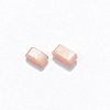 FGB 2-Hole Baking Paint Glass Seed Beads SEED-S031-M-596-2