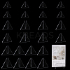24Pcs 3 Styles Triangle Acrylic Stand Base ODIS-CA0001-29-1