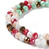 Glass Beads Strands EGLA-A034-M6mm-35-3