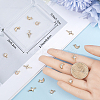18Pcs 3 Style Brass Micro Pave Cubic Zirconia Charms KK-BBC0011-54-3