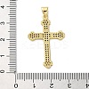 Brass Micro Micro Pave Clear Cubic Zirconia Pendants KK-A212-01E-G-3