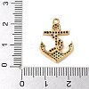Brass Micro Pave Cubic Zirconia Pendants KK-C086-13G-01-3