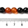 Dyed & Heated Natural Agate Beads Strands G-P539-D01-05-5