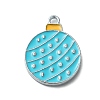 Winter Theme Alloy Enamel Pendants ENAM-M002-05W-P-1