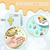 20Pcs 10 Colors Handmade Lampwork Pendants PALLOY-CJ00166-2