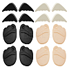 6 Pairs EVA Non-Slip Ball-of-Foot Cushions and 6 Pairs Rubber Adjustable Shoe Filler AJEW-HS0001-16-1