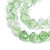 Crackle Transparent Glass Beads Strands GLAA-N068-02A-05-4
