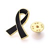 Awareness Ribbon Alloy Enamel Lapel Pins for Backpack Clothes JEWB-N009-03G-3