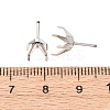 304 Stainless Steel Stud Earring Findings STAS-B091-02A-07P-3