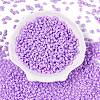 Opaque Colours Luster Glass Seed Beads SEED-T006-02D-1
