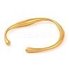 304 Stainless Steel Open Cuff Bangles for Women LS-BJEW-G711-02G-3