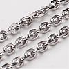 304 Stainless Steel Cable Chains CHS-K002-04-3mm-1