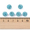 Polymer Clay Rhinestone Beads RB-H258-HD10mm-202-3
