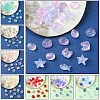 25Pcs 5 Style Ocean Themed Transparent Glass Beads Sets GLAA-YW0003-40A-5