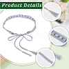 1Pc Cotton and Linen Flower Lace Tassel Waist Belly Belts AJEW-GF0012-32A-6