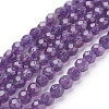 Natural Amethyst Beads Strands G-C073-8mm-3-1