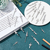 24Pcs 12 Style Rack Plating Alloy Pendants PALLOY-OC0002-97-3