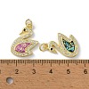 Brass Micro Pave Cubic Zirconia Pendants KK-A197-24G-3