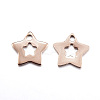 Ion Plating(IP) 304 Stainless Steel Charms LS-STAS-D167-12RG-2