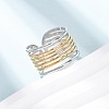 304 Stainless Steel Cuff Open Rings RJEW-H266-04B-GP-2