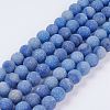 Natural Blue Aventurine Beads Strands G-J376-31-10mm-1