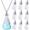 DIY Teardrop Wish Bottle Pendant Making Kit FIND-SC0006-84-1